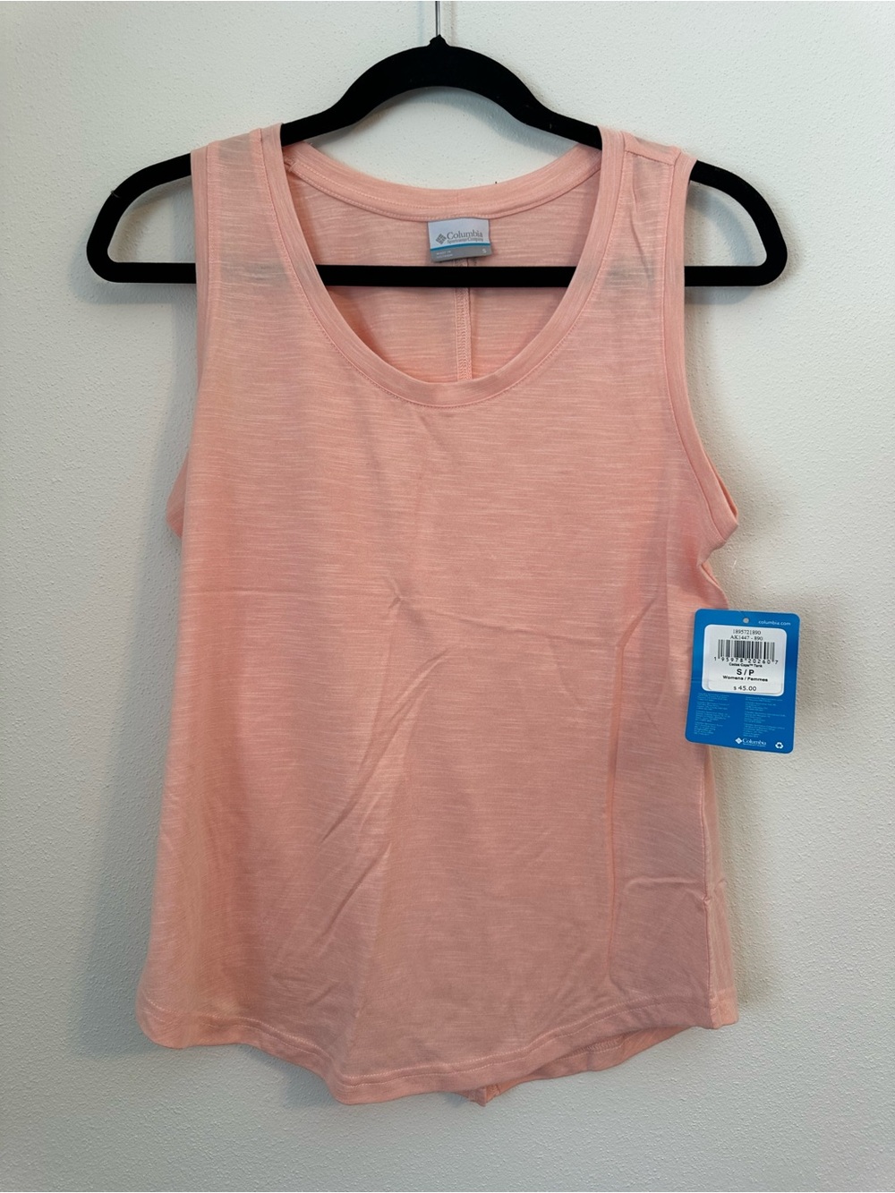 COLUMBIA Women’s Tank Top Cadee Cape Peach Size S NWT